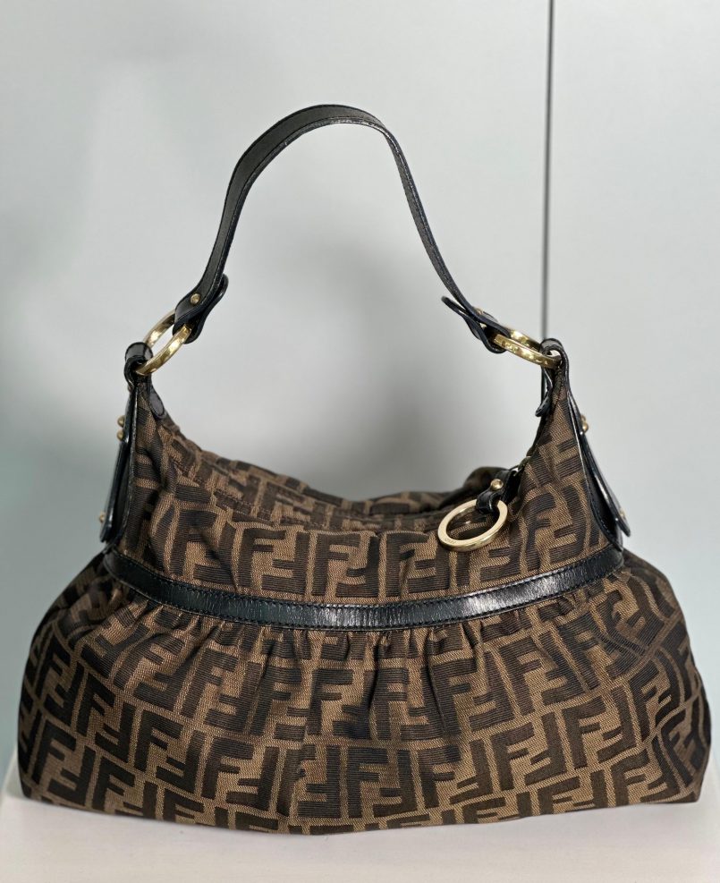 FENDI ZUCCA SHOULDER BAG